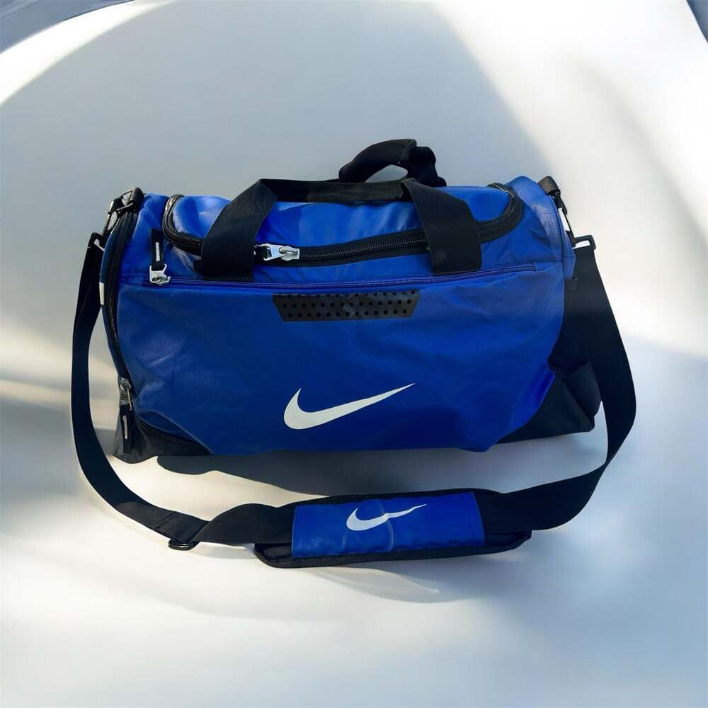 Nike Brasilia Medium Training Duffel Bag Blue/Black 60L